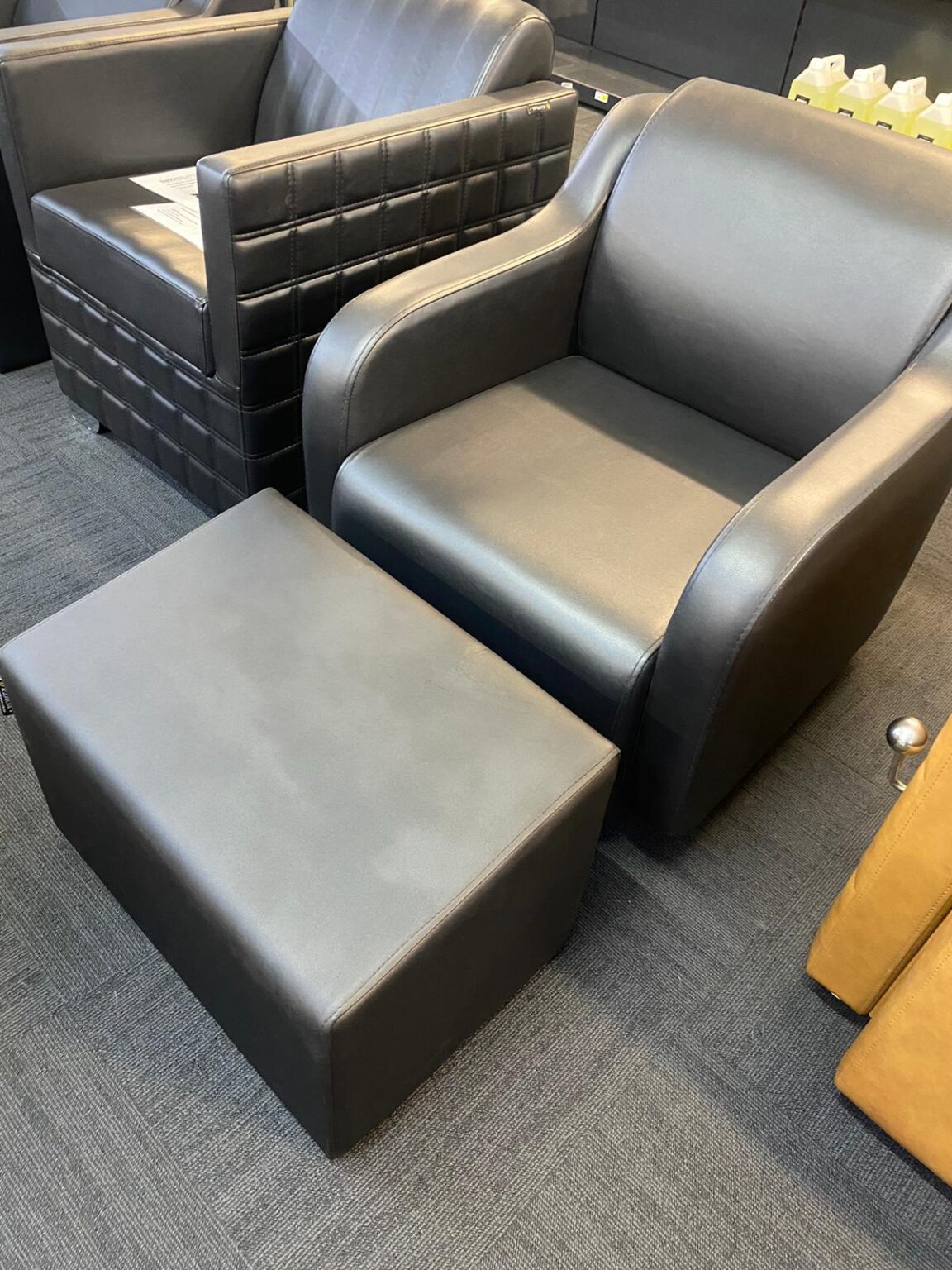 Karma Ottoman for Shampoo Chair - Salon Furniture