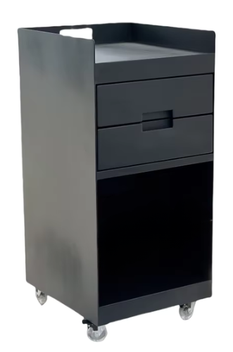 Karma Eaton Cabi Full Metal Salon Trolley Fully Assembled Black