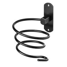 Bob Hairdryer Holder Spiral Black