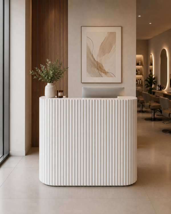 Harlem Reception Desk 90cm White